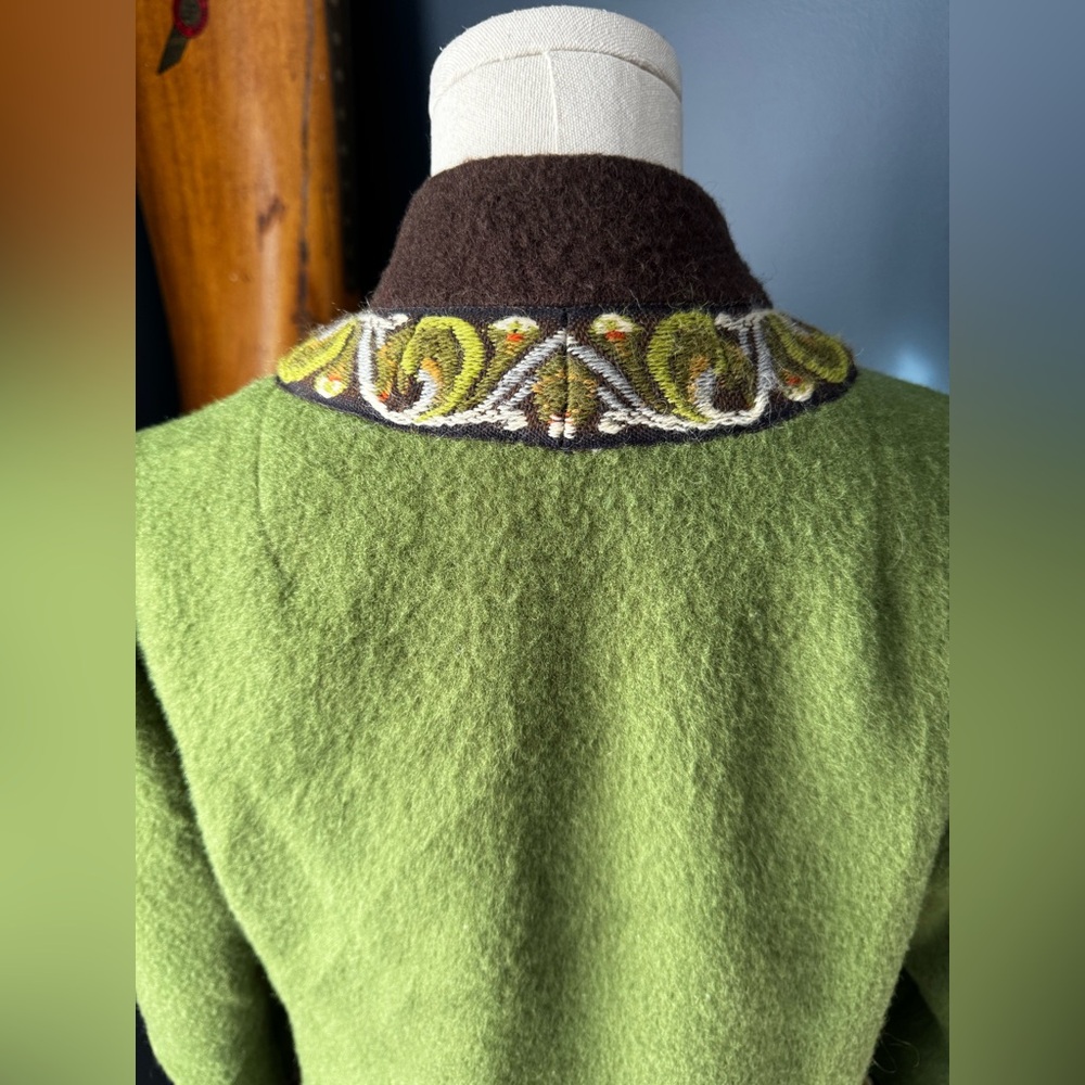 Norwegian Embroidered Wool Jacket - Picture 7 of 13